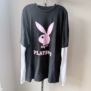 NWT Playboy “2-fer” long sleeve tshirt size men’s large